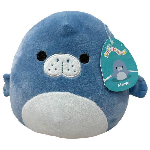 Squishmallows Sea Creatures Plush Toy Set Of 5 Cyan Maeve Mary Krisa Lune 2022 - Picture 3 of 8